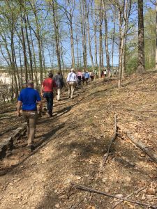 Brandywine Christina Watershed Cluster conducts Hoopes Reservoir field recon (May 15, 2019)